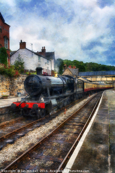 Steam Train Journey Picture Board by Ian Mitchell