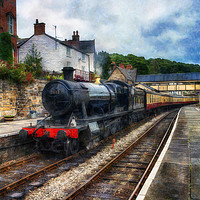 Buy canvas prints of Steam Train Journey by Ian Mitchell