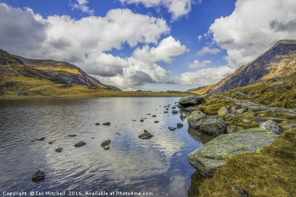 Lake Idwal Picture Board by Ian Mitchell