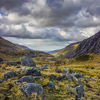 Buy canvas prints of Nant Ffrancon Valley by Ian Mitchell
