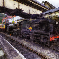 Buy canvas prints of Steam Train Ride by Ian Mitchell
