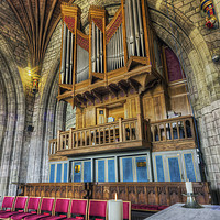 Buy canvas prints of Cathedral Organ by Ian Mitchell