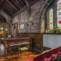 Buy canvas prints of Church Piano by Ian Mitchell