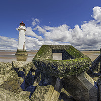 Buy canvas prints of Perch Rock Lighthouse by Ian Mitchell