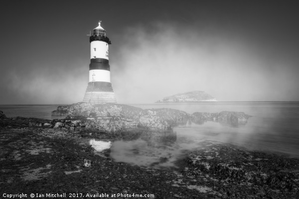 Penmon Lighthouse Picture Board by Ian Mitchell