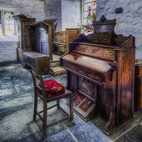 Buy canvas prints of Olde Church Organ  by Ian Mitchell