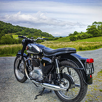 Buy canvas prints of BSA Country Ride  by Ian Mitchell