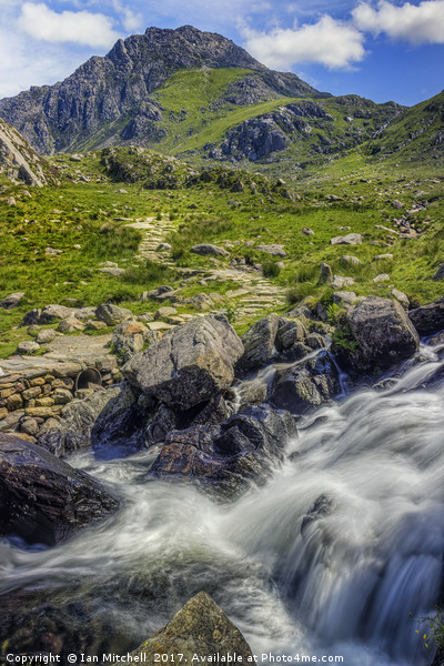 Path To Tryfan  Picture Board by Ian Mitchell