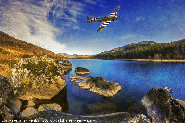 Spitfire Lake  Picture Board by Ian Mitchell
