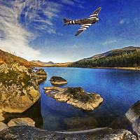 Buy canvas prints of Spitfire Lake  by Ian Mitchell