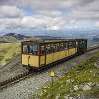 Buy canvas prints of Train To Snowdon  by Ian Mitchell