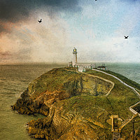 Buy canvas prints of South Stack Lighthouse by Ian Mitchell