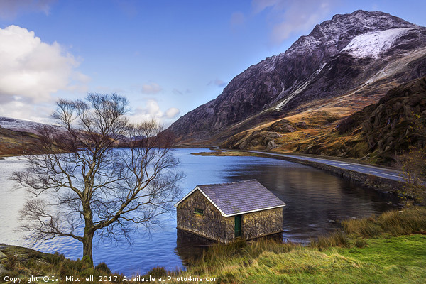 Tryfan and Lake Ogwen Picture Board by Ian Mitchell