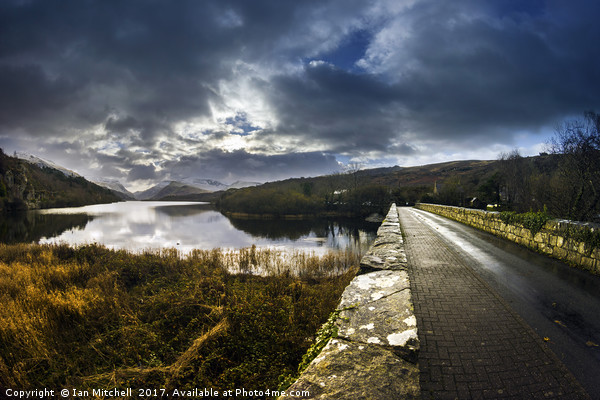 Road To Llyn Padarn Picture Board by Ian Mitchell