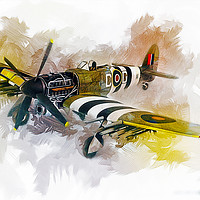 Buy canvas prints of Hawker Typhoon by Ian Mitchell