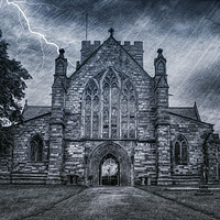 Buy canvas prints of St Asaph Cathedral by Ian Mitchell