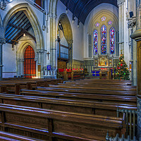 Buy canvas prints of Christmas Church by Ian Mitchell