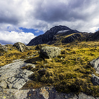Buy canvas prints of Tryfan Mountain by Ian Mitchell