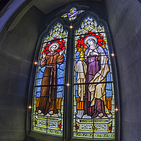 Buy canvas prints of Chapel Stained Glass by Ian Mitchell