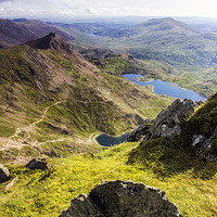 Buy canvas prints of  Snowdon Pyg and Miners Track by Ian Mitchell