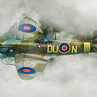 Buy canvas prints of Spitfire by Ian Mitchell