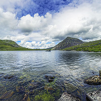 Buy canvas prints of Llyn Idwal by Ian Mitchell