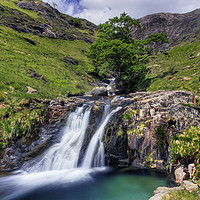 Buy canvas prints of Watkin Path Waterfall by Ian Mitchell