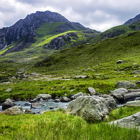 Buy canvas prints of Tryfan Mountain by Ian Mitchell