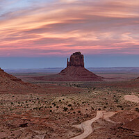 Buy canvas prints of Monument Valley Panorama by Matthew Train
