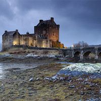 Buy canvas prints of Castle Eilean Donan, Scotland by Matthew Train