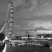 Buy canvas prints of Eye on the Thames by Matthew Train