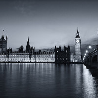 Buy canvas prints of Parliament at Dusk by Matthew Train