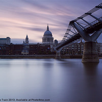 Buy canvas prints of St Pauls Cathedral by Matthew Train