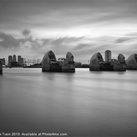 Buy canvas prints of Thames Barrier I by Matthew Train