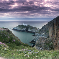 Buy canvas prints of South Stack Lighthouse by Matthew Train