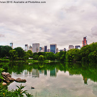 Buy canvas prints of Central Park Skyline by Stuart Vivian