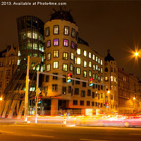 Buy canvas prints of Dancing House in Prague by Stuart Vivian