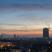 Buy canvas prints of City Sunrise - London by Nick Hillman