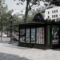 Buy canvas prints of Paris News Stand by John Piper