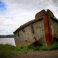 Buy canvas prints of Purton Barge by John Piper