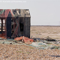 Buy canvas prints of Fishing Hut by John Piper
