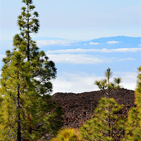 Buy canvas prints of La Gomera Peak by Tenerife Memoriez