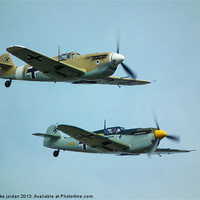Buy canvas prints of Wings Of The Luftwaffe by mike jordan