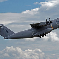 Buy canvas prints of A400M Takeoff by Rachel & Martin Pics