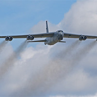 Buy canvas prints of Smokey B-52 bomber by Rachel & Martin Pics