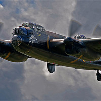 Buy canvas prints of Lancaster bomber by Rachel & Martin Pics