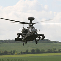 Buy canvas prints of British Army Apache by Keith Campbell