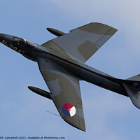 Buy canvas prints of Hawker Hunter by Keith Campbell