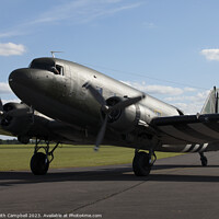 Buy canvas prints of WW2 C-47 Skytrain by Keith Campbell
