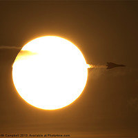 Buy canvas prints of Vulcan Sunburst by Keith Campbell